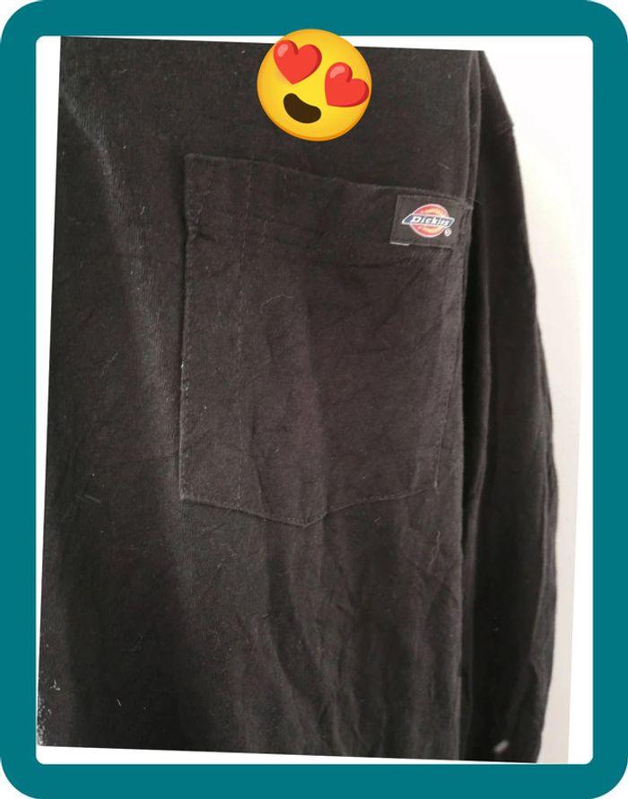 T shirt noir manches longues dickies 3xl - photo numéro 5