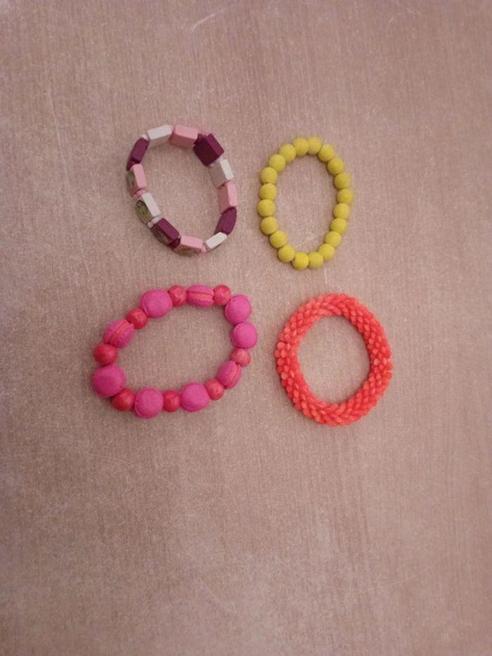 Lot de 4 bracelets petite fille - photo numéro 2