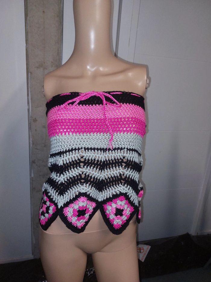 Bustier en crochet taille unique - photo numéro 1