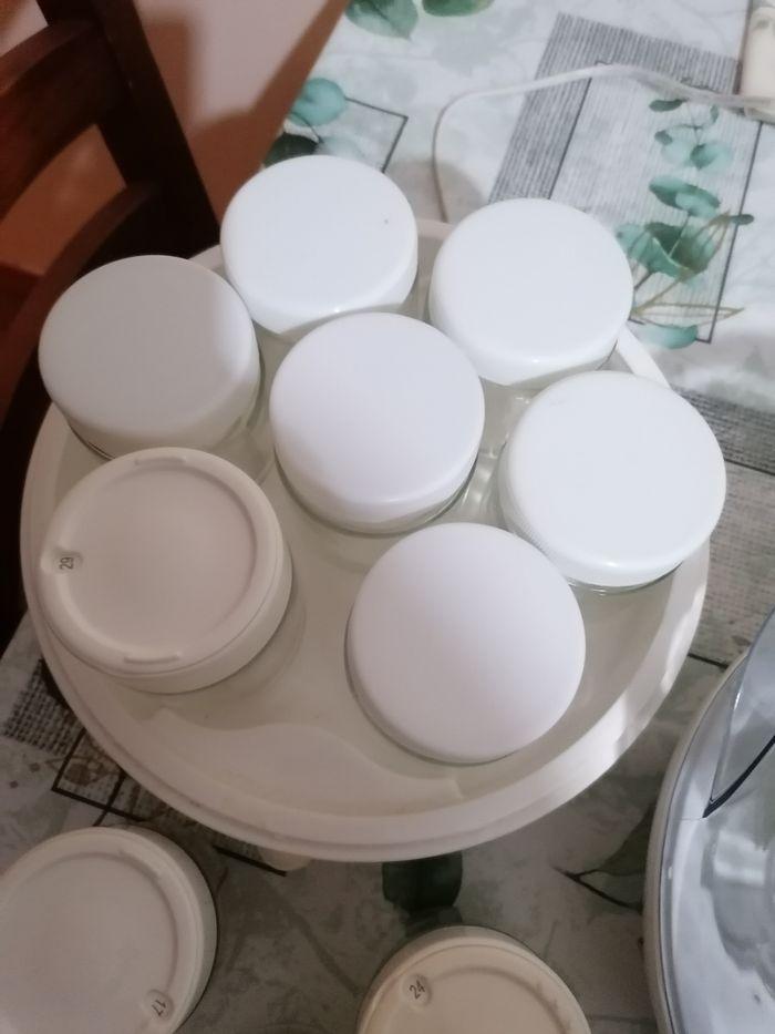 Lot de 2 yaourtière moulinex avec 19 pot en verre - photo numéro 2