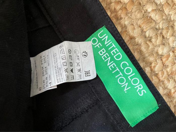 Pantalon noir benetton taille FR 36 (IT 40) - photo numéro 2