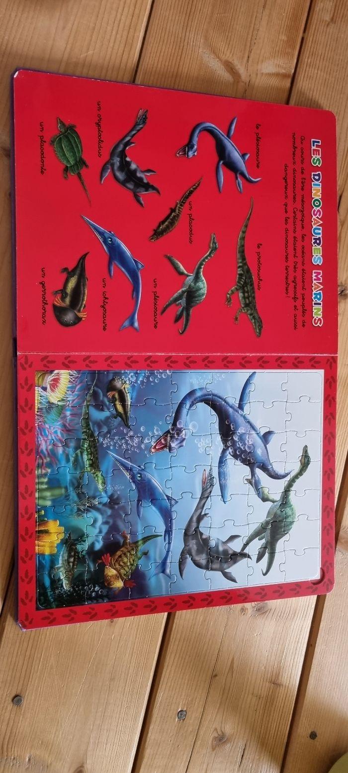 Grand livre puzzles sur les dinosaures - photo numéro 5