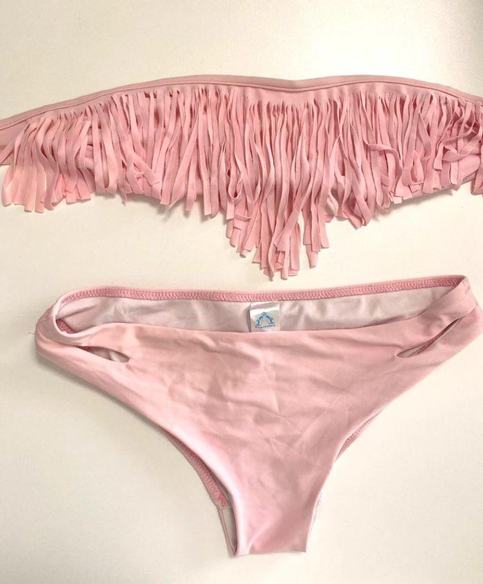 Maillot de bain à franges roses - photo numéro 1