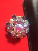 Vintage broche gros strass