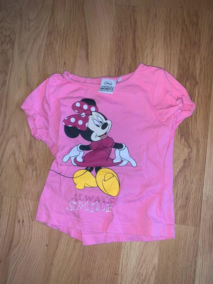 T-shirt Disney minnie 24 mois - photo numéro 1