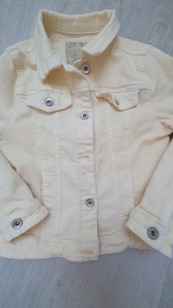 Manteau en Jean Lefties Jaune T.5-6 ans - photo numéro 4