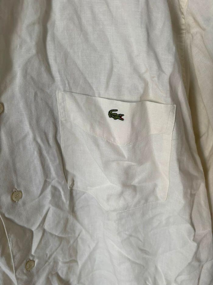 Chemise Lacoste blanche 42/L - photo numéro 4