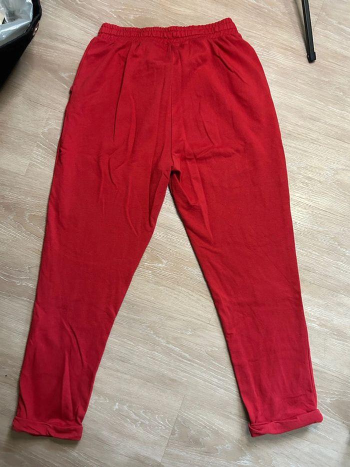 Pantalon jogging rouge femme - photo numéro 3