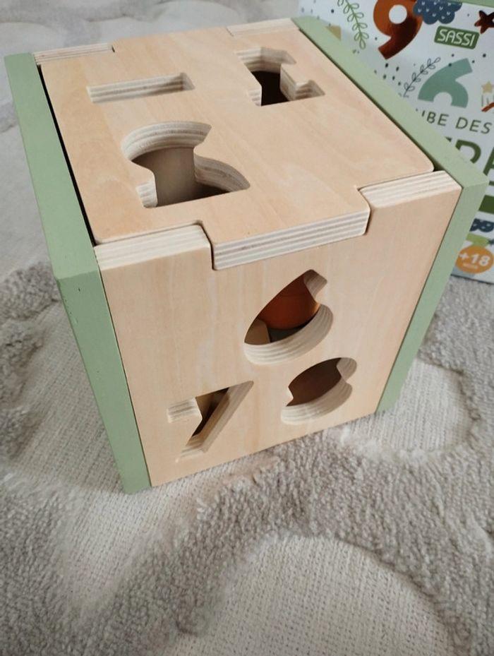 Le cube des chiffres jeux en bois - photo numéro 4