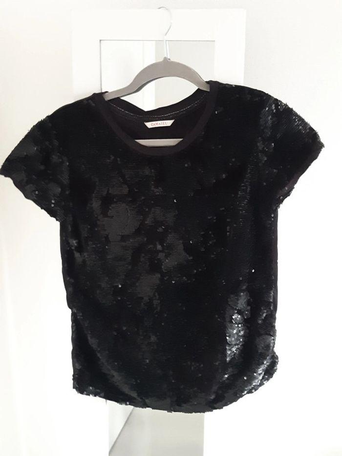 Tee-shirt /blouse à sequins - photo numéro 1