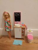 Barbie salle de bain