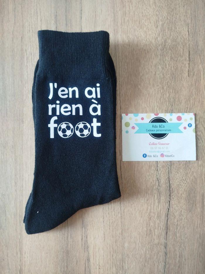 Chaussettes humour j'en ai rien à foot 43/46