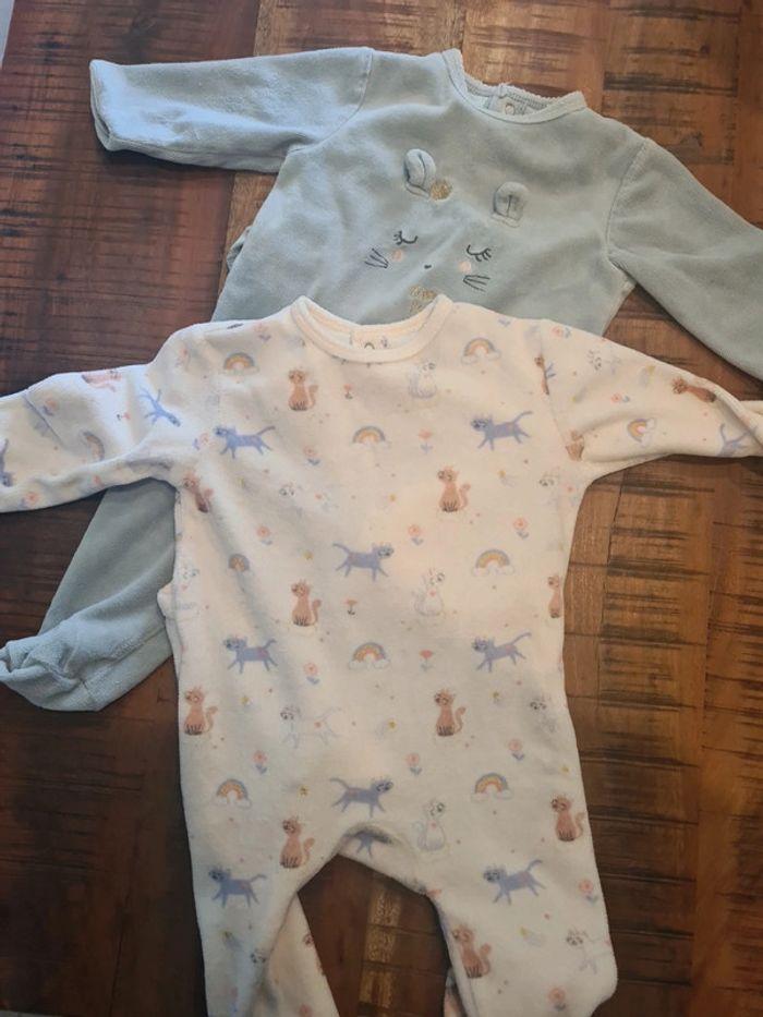 Lot de 7 pyjama hivers fille (6 mois) - photo numéro 2