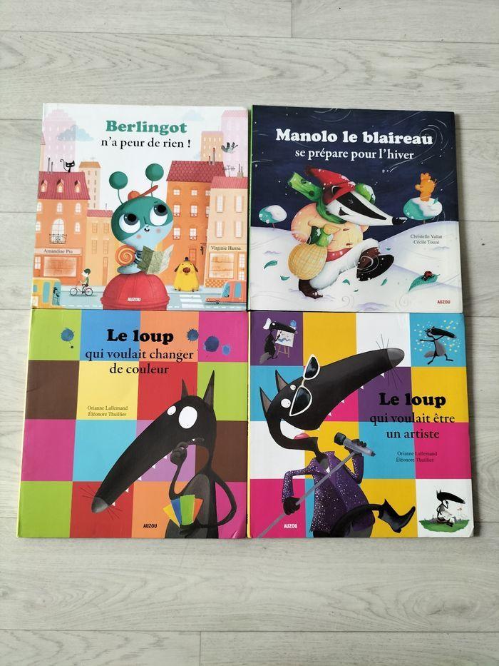 Lot de Livres LE  LOUP + BERLINGOT+MANOLO - photo numéro 1