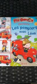 Les pompiers avec Léon