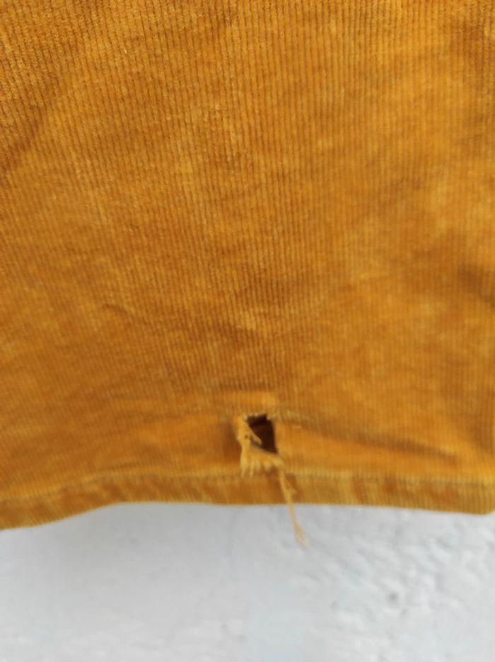 Pantalon jaune moutarde velours - photo numéro 4