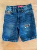 Short en jeans