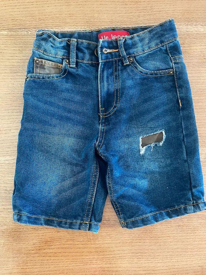 Short en jeans