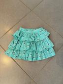 Jupe avec froufrous - TAO - Bleu turquoise - 4 ans