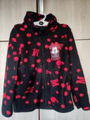 Gilet polaire pois Minnie 8 ans Disney