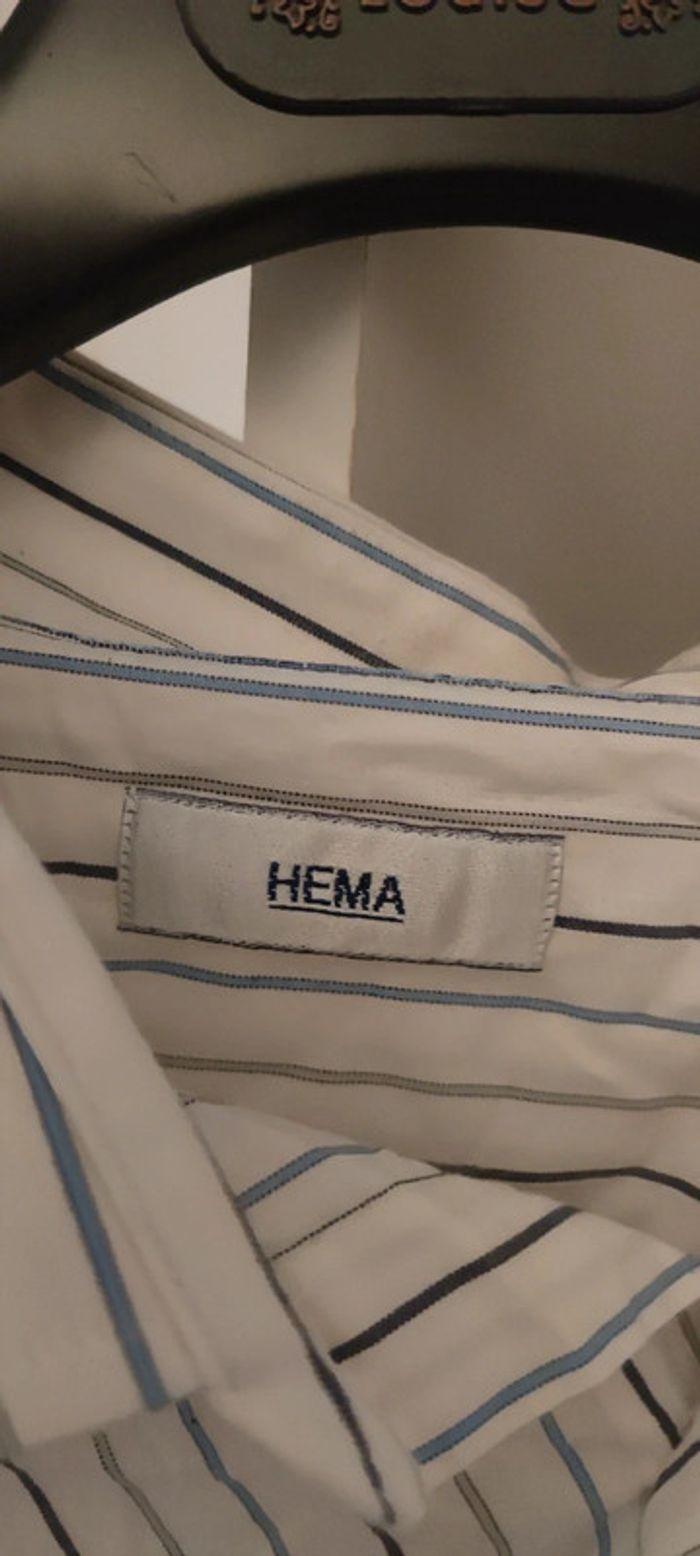 Chemise rayée Hema 100% cotton - photo numéro 3