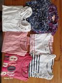 Lot de 7 hauts manches longues fille 18 mois