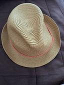 Chapeau de paille neuf 57 cm