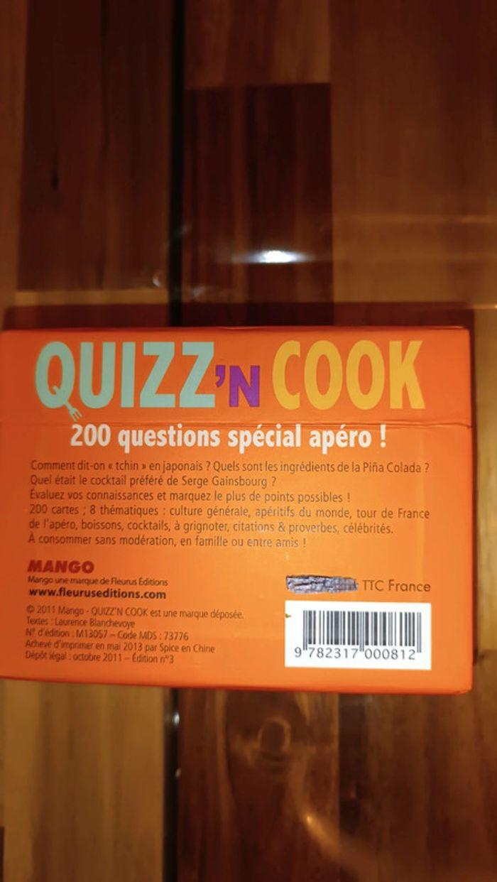 Jeu Apéro Quizz'n Cook spécial apéro Marque Mango - photo numéro 2