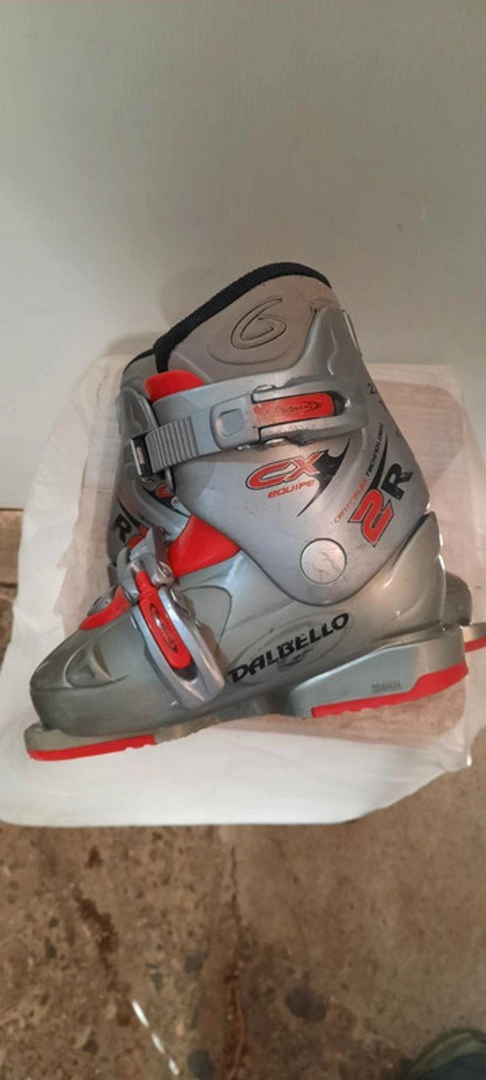 chaussures  ski de piste enfant
dalbello
cx équipé 2r
grise
p31 - photo numéro 5