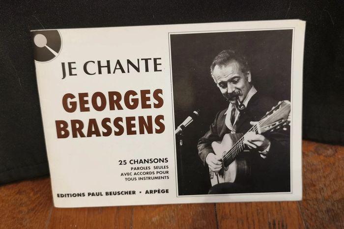 Livret je chante Georges brassens - photo numéro 1