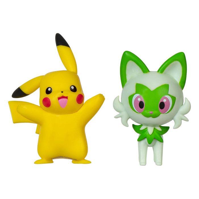 Pikachu et Poussacha Figurine Battle Figure Pack Pokémon - photo numéro 2