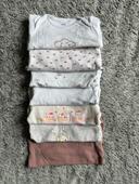 Lot de 7 body manches longues