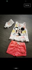 Ensemble minnie 12mois