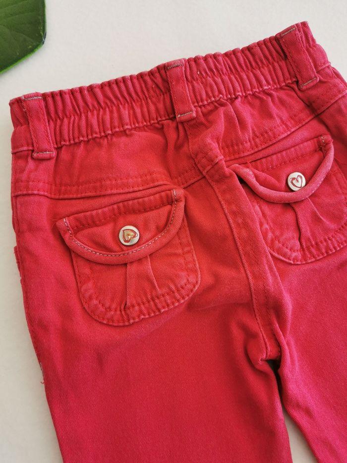 Pantalon rouge effet jean Prémaman 12 Mois - photo numéro 5