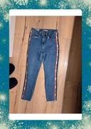 Jean levis high rise skinny W27 bleu