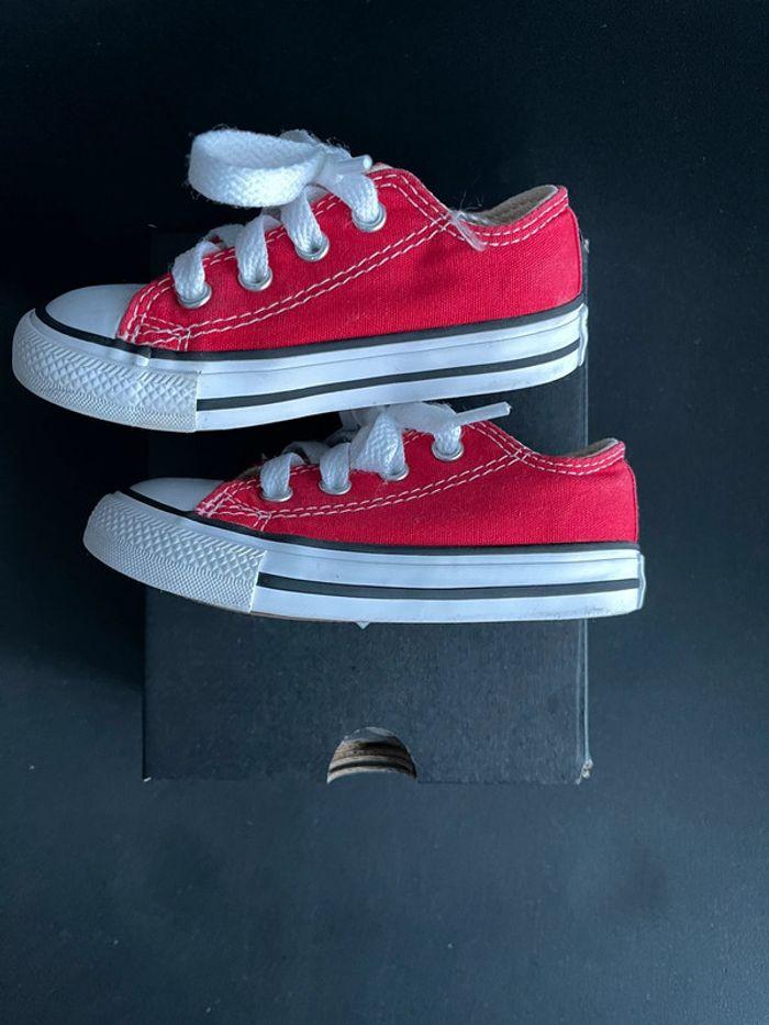 Converse rouge taille 22 - photo numéro 3