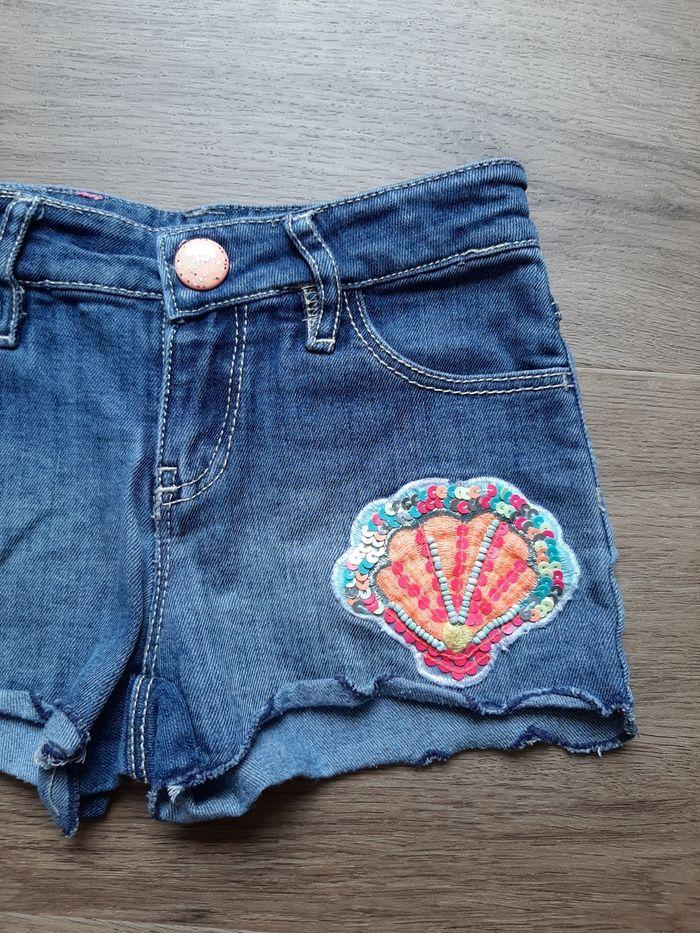 Lot 2 shorts en jean fille - photo numéro 4