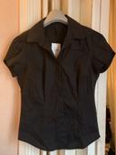 Chemise manche courte noire Naf Naf Taille 40