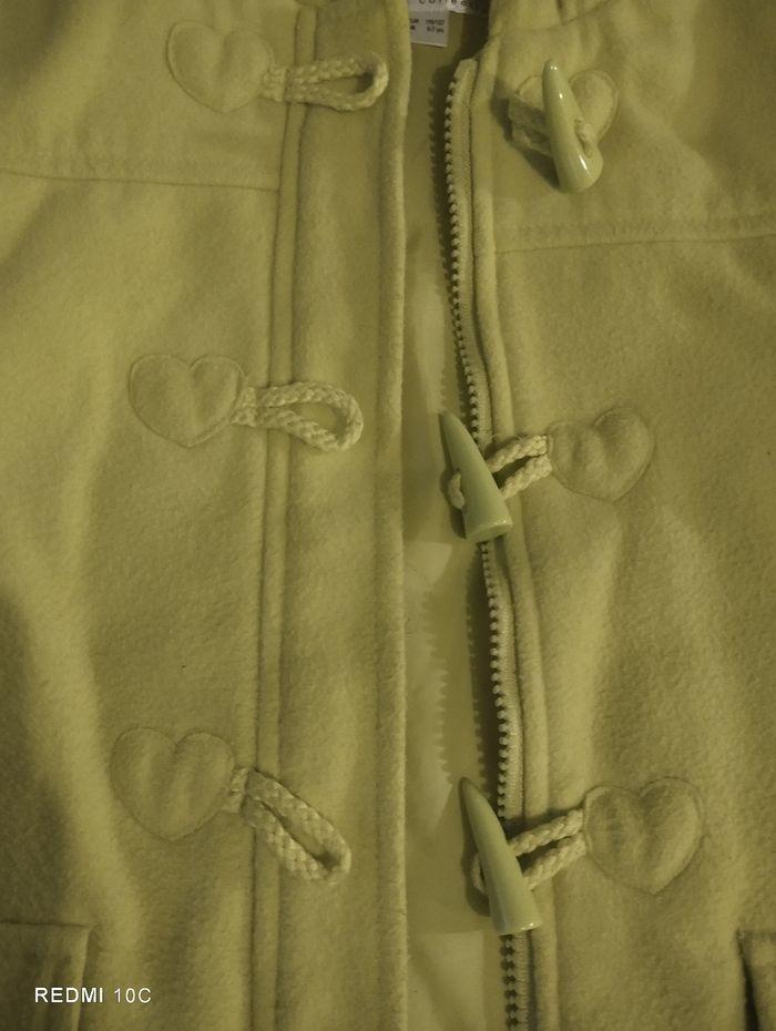 Manteau à capuche vert anis - photo numéro 2