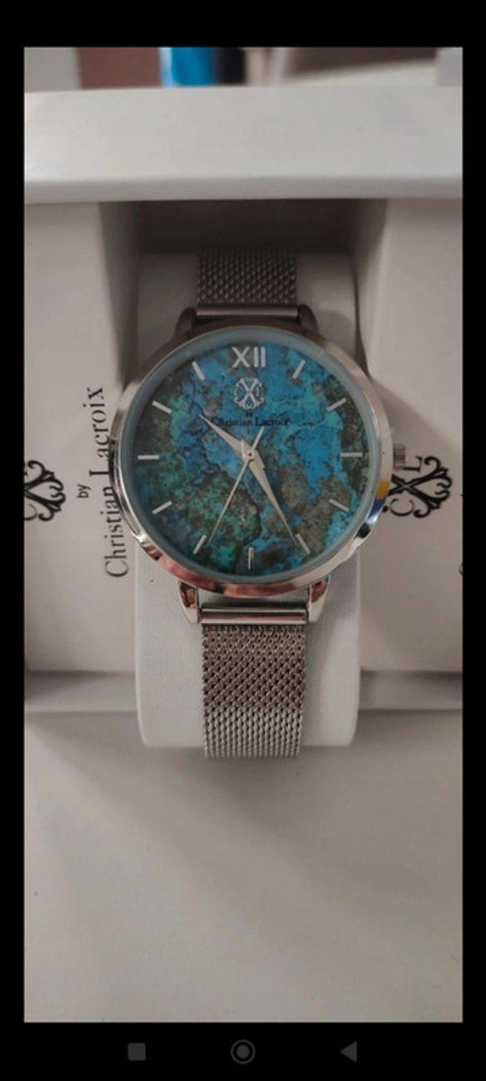 Montre alliage argenté et laiton cxl Christian Lacroix - photo numéro 11