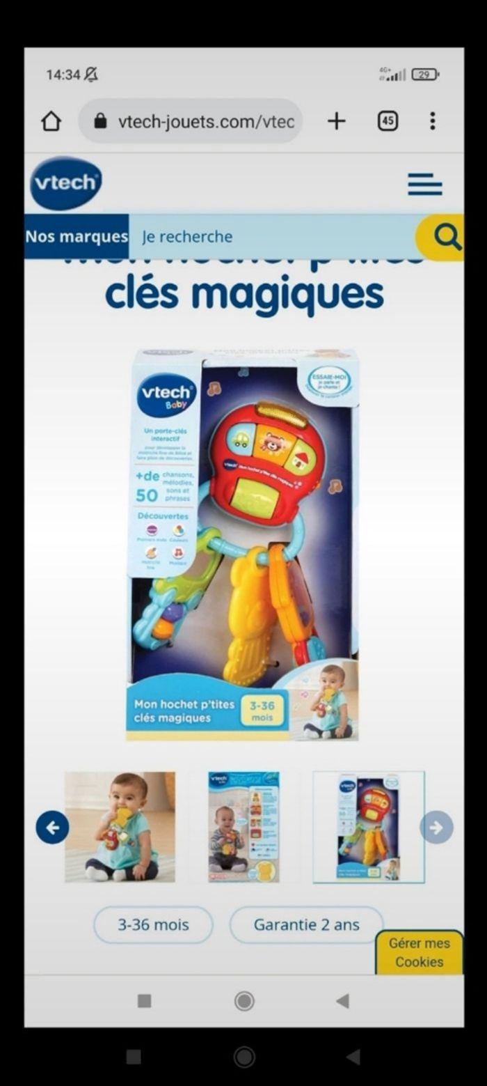 Hochet clé magique VTech - photo numéro 4