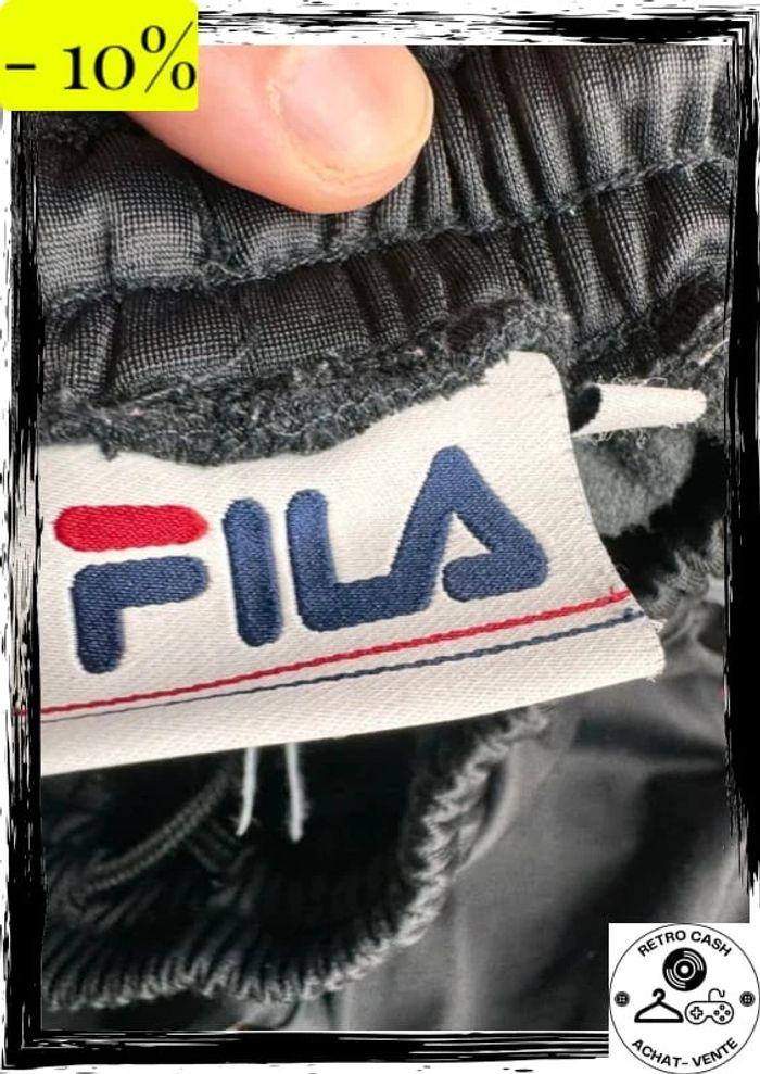 Pantalon fila noir à pression style Vintage taille xxs 6 - photo numéro 9