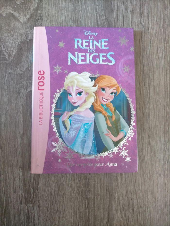 Livre bibliothèque rose reine des neiges - photo numéro 1