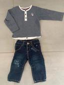 Ensemble jeans et T-Shirt manches longues bébé garçon