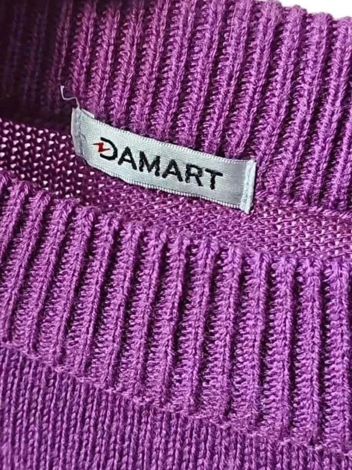 Pull vintage violet Damart M - photo numéro 4