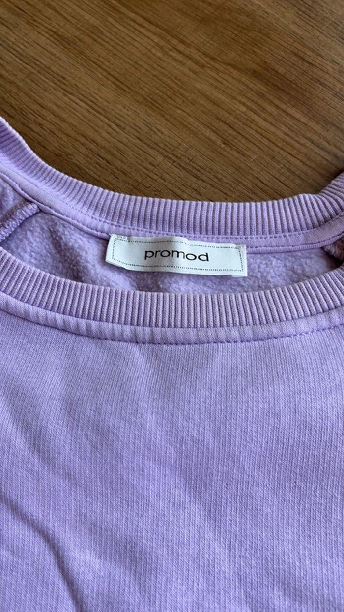 Sweat mauve taille M Promod - photo numéro 3