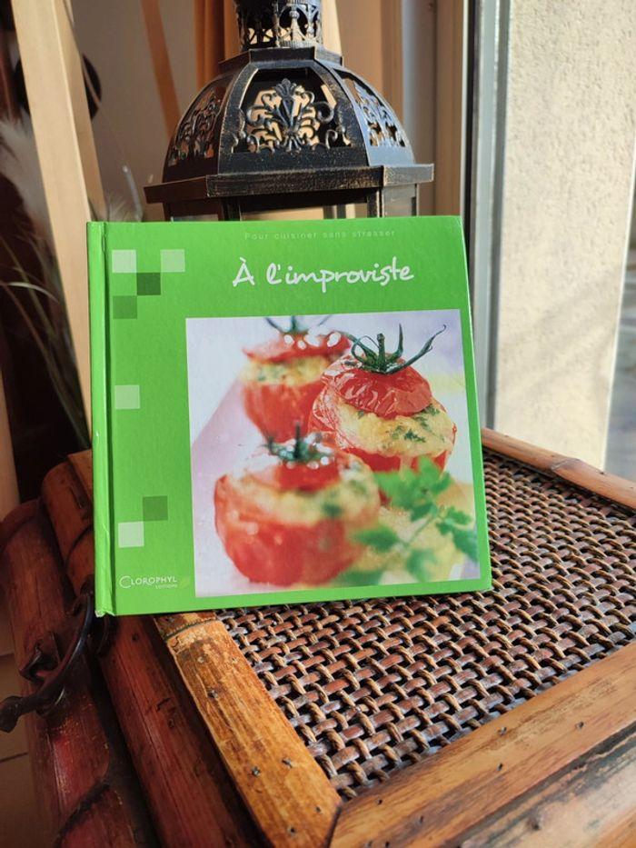 Livre recette à l'improviste cuisine sans stress vintage ancien - photo numéro 1