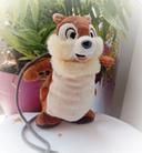 Disney peluche plush Disneyland tic tac pochette sac sacoche bag chip Dale trinket monnaie moneybox