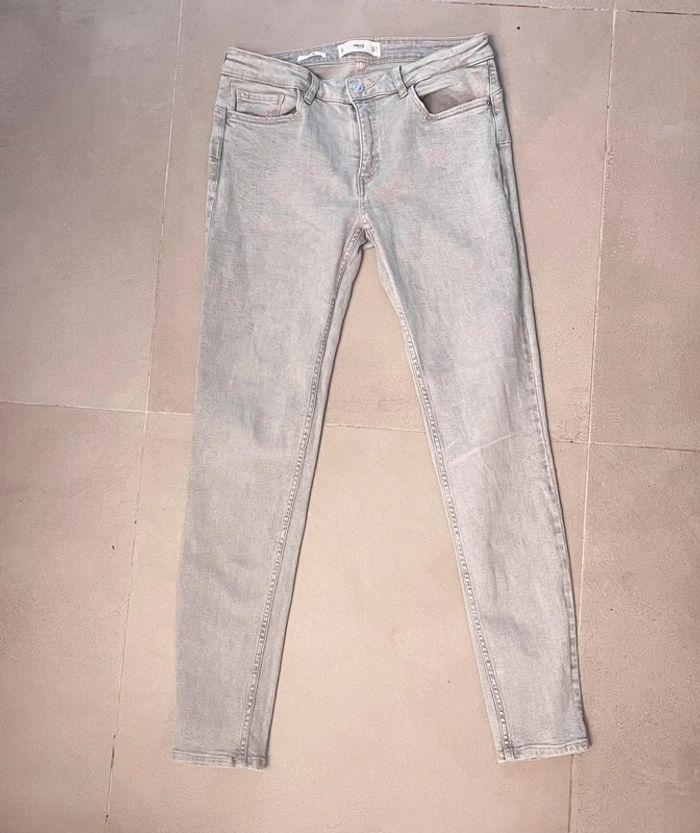 Jeans Mango femme slim fit gris Clair 38 neuf - photo numéro 1