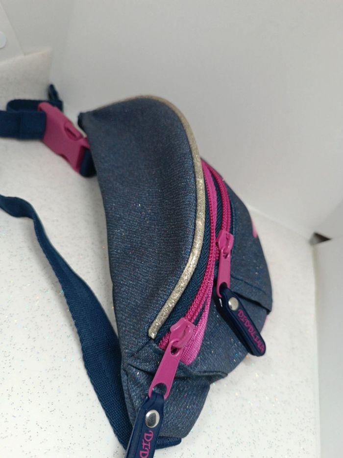 Sac banane trousse bag diddl diddlina jean rose pink fushia - photo numéro 5